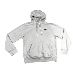 Nike Men's Pullover Hoodie Sweatshirt White Size Small